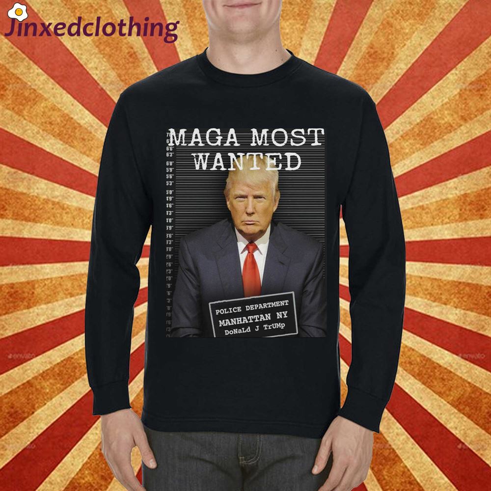 Trump Mugshot Maga Most Wanted Shirt 